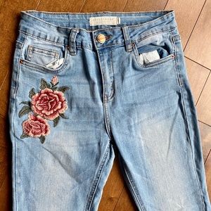 Streetwear Society High Rise Floral Jeans